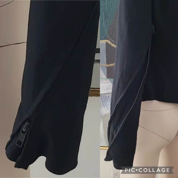 Ann Demeulemeester | Asymmetric Blazer with Oversized-lapel and Zip Details - Picture 14 of 15